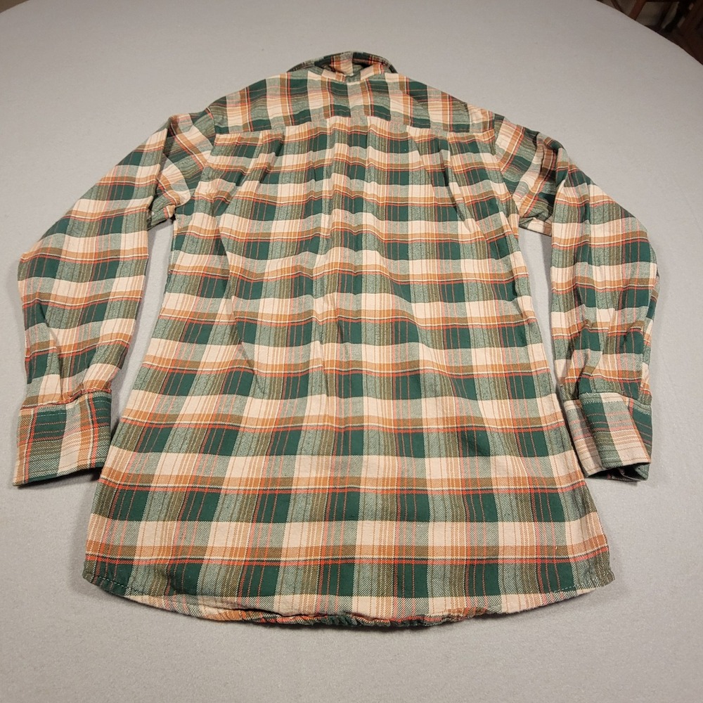 VTG Highlander Flannel by‎ Bud Berma Men's Small Plaid Cotton Button Up Shirt - Picture 5 of 8
